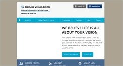 Desktop Screenshot of illinoisvisionclinic.com